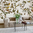 Birds in the garden - Beige Serenity Collection