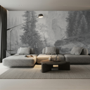 Neutral Mountain Landscape Wall Mural V247