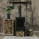Monochrome woodland mural, Sepia pastoral mural M42
