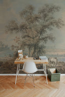 Vintage tree wallpaper M81